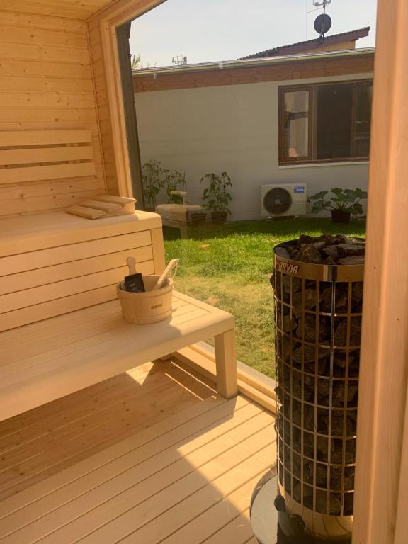 Zahrada ubytování Apartmán s wellness službami