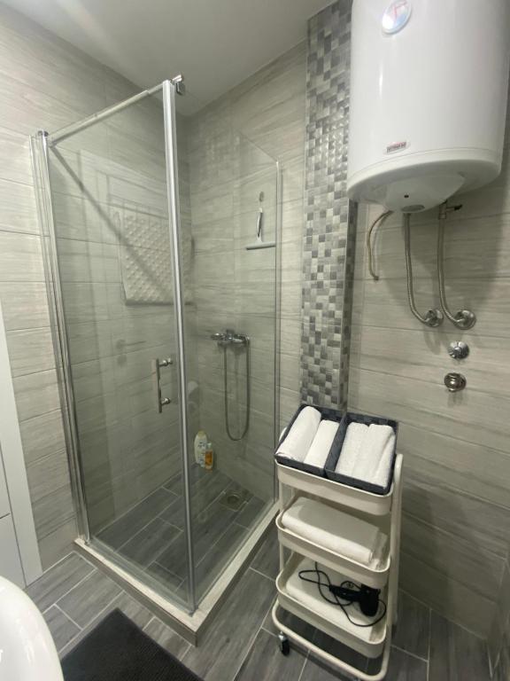 Koupelna v ubytování Apartman Polo
