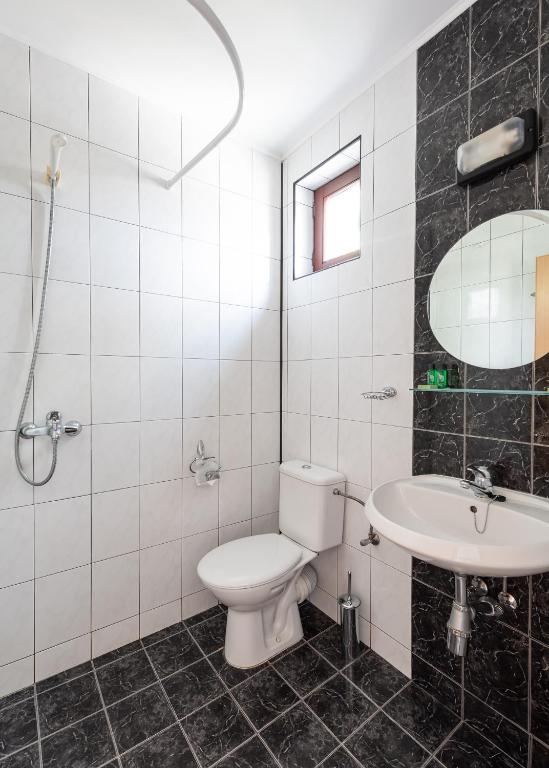 Koupelna v ubytování Sea House Afrodita II