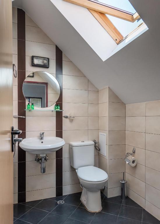 Koupelna v ubytování Sea House Afrodita II