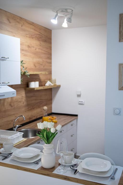 Kuhinja ili čajna kuhinja u objektu Apartman Elle