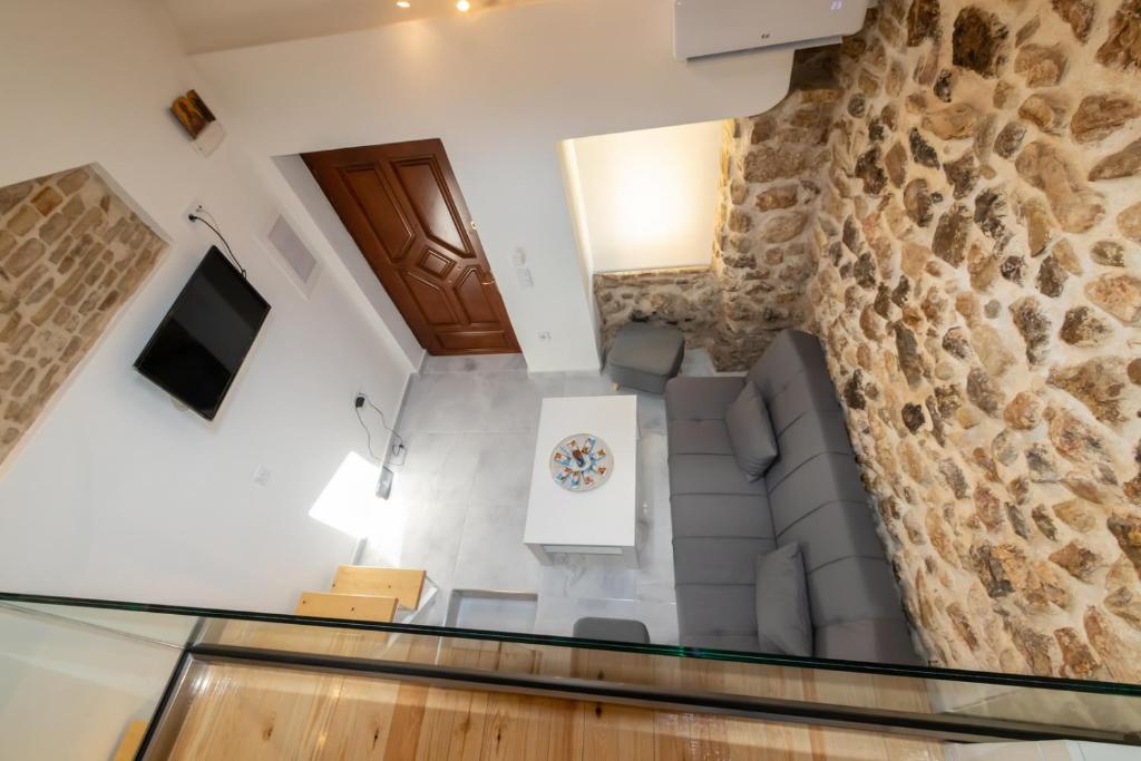 Posezení v ubytování stone house
