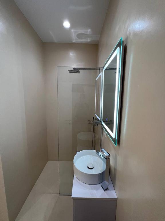 Koupelna v ubytování Mare Rooms Vlore