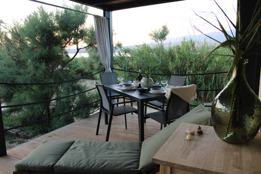 Balkón nebo terasa v ubytování Sha-Shaaa Luxury Mobile Home - Terra Park SpiritoS