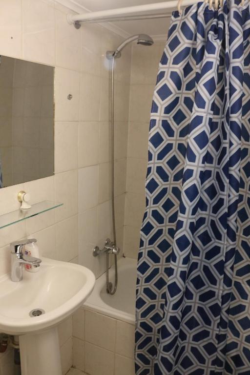Koupelna v ubytování Hostal Ochen