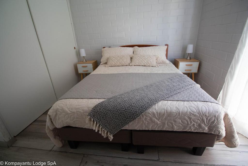 Posteľ alebo postele v izbe v ubytovaní Kompayantu Lodge Arriendo Diario