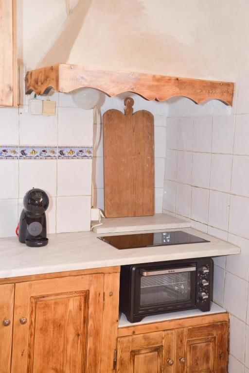Kuchyň nebo kuchyňský kout v ubytování Boucaporta Sirma Klima