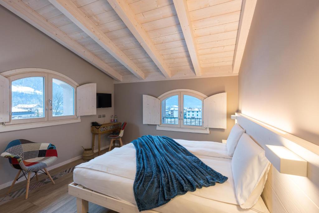 Postel nebo postele na pokoji v ubytování Bianco Hotel