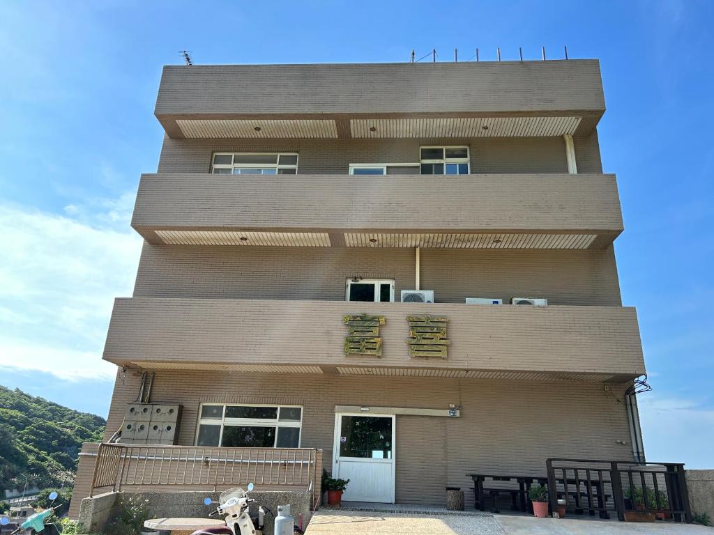 Balkón nebo terasa v ubytování 富喜民宿二館