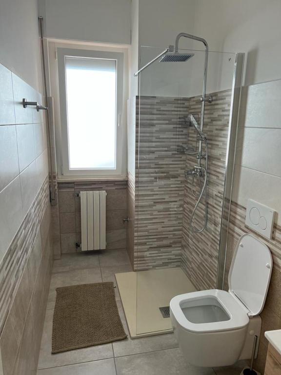 Koupelna v ubytování Roby Seahouse