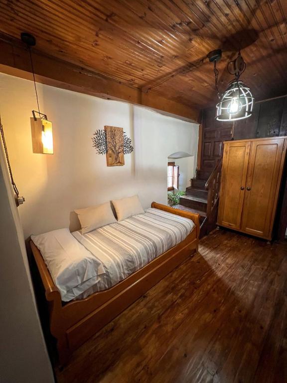 Postel nebo postele na pokoji v ubytování El Refugio del Busgosu