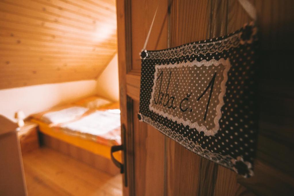 Postel nebo postele na pokoji v ubytování Chata Alex Liptov
