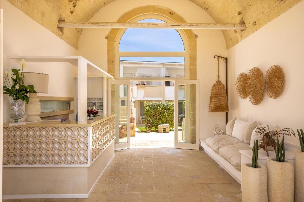 Posezení v ubytování Masseria Bandino & Spa