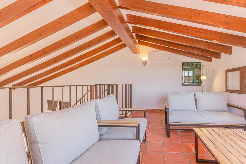Posezení v ubytování Casa Pier-Jesuset
