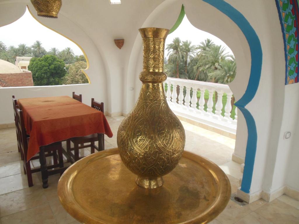 Balkón nebo terasa v ubytování Cleopatra Hotel Luxor