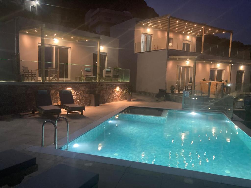 The swimming pool at or close to Zax sea view villas