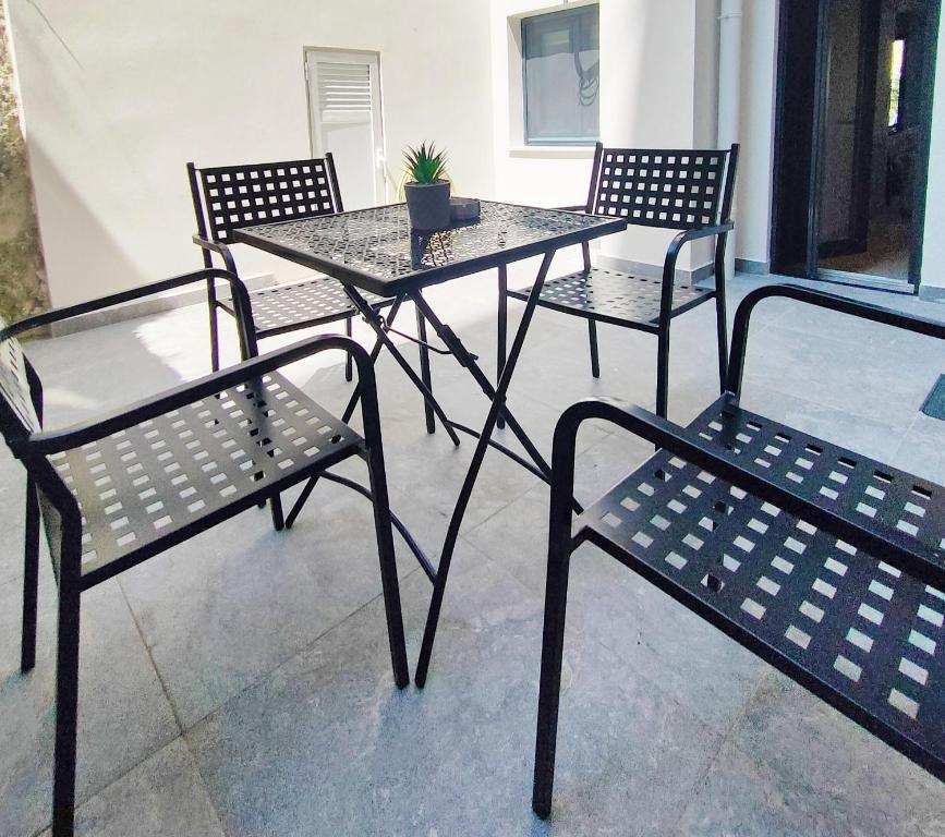Posezení v ubytování Avramiou Lofts