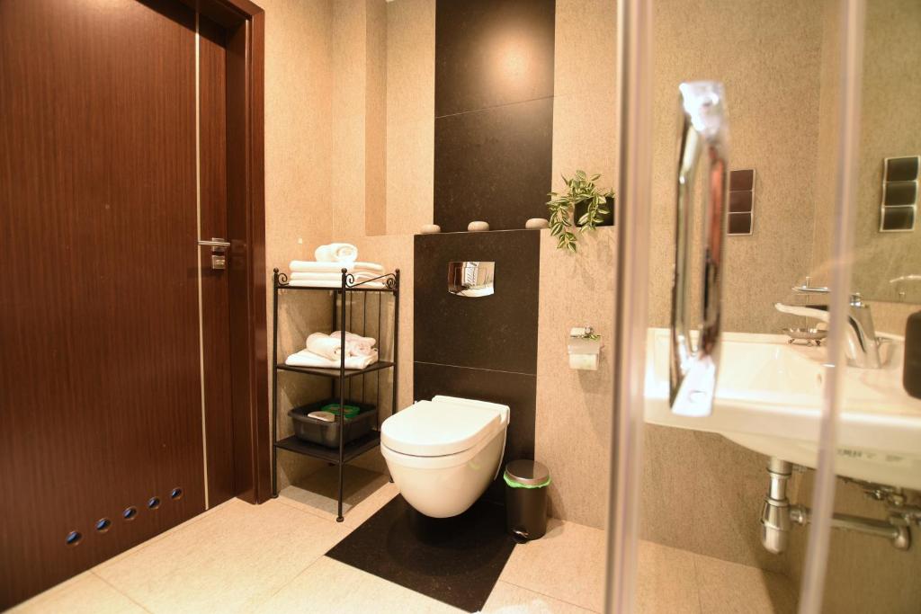 Koupelna v ubytování Apartament Przemiły - Studio Tęczowe Wzgórze
