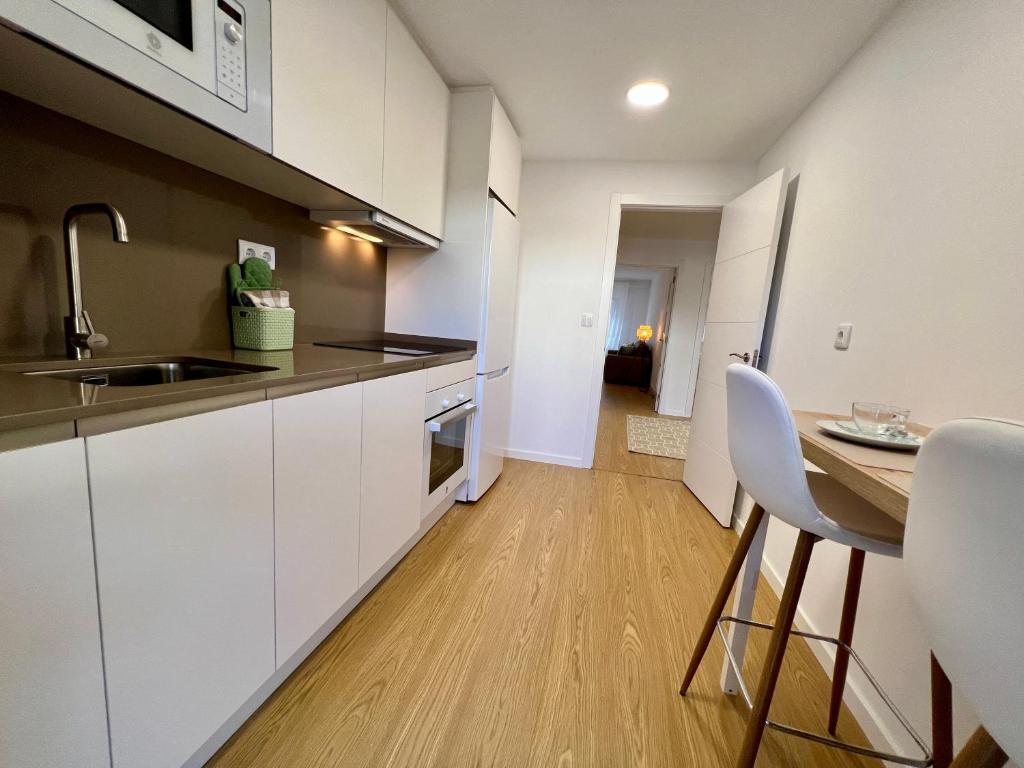 Η κουζίνα ή μικρή κουζίνα στο Balnea O Pazo