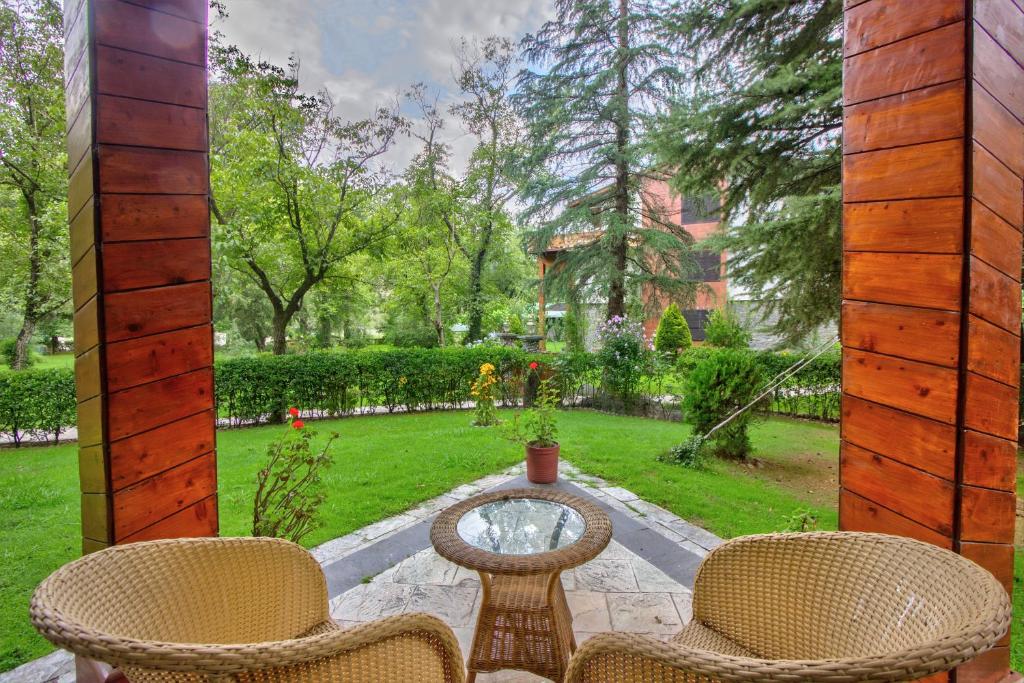 Zahrada ubytování Span Resort and Spa, Manali