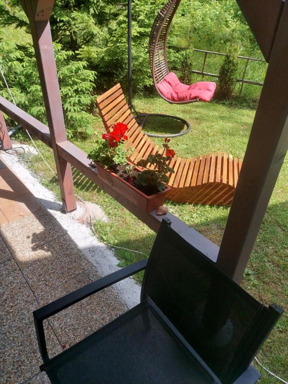 Zahrada ubytování Chata pod zubačkou