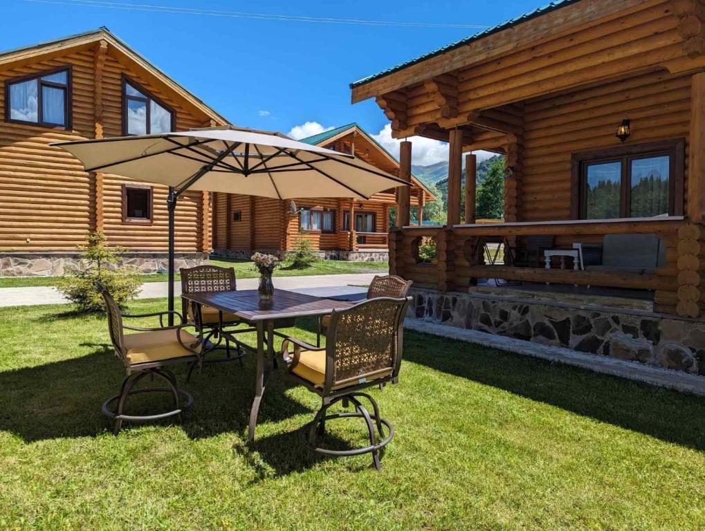 Zahrada ubytování LOG HOUSE