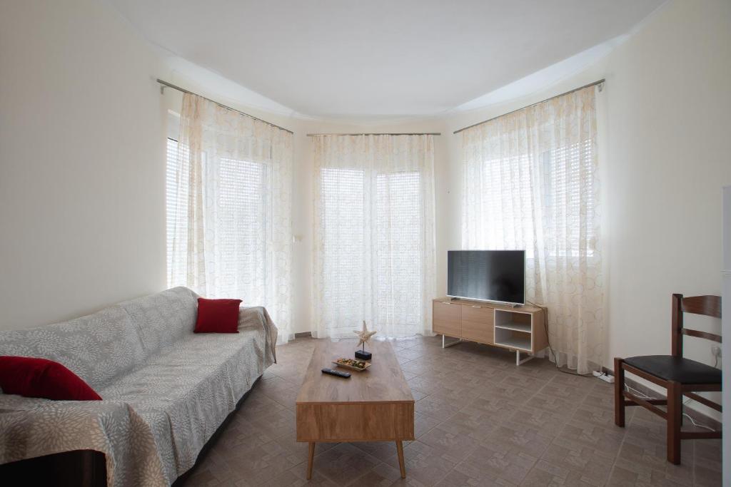 TV a/nebo společenská místnost v ubytování Pigeon House