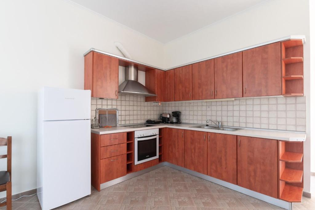 Kuchyň nebo kuchyňský kout v ubytování Pigeon House