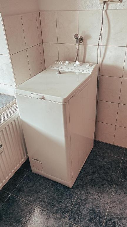 Koupelna v ubytování Amalie's FeWo