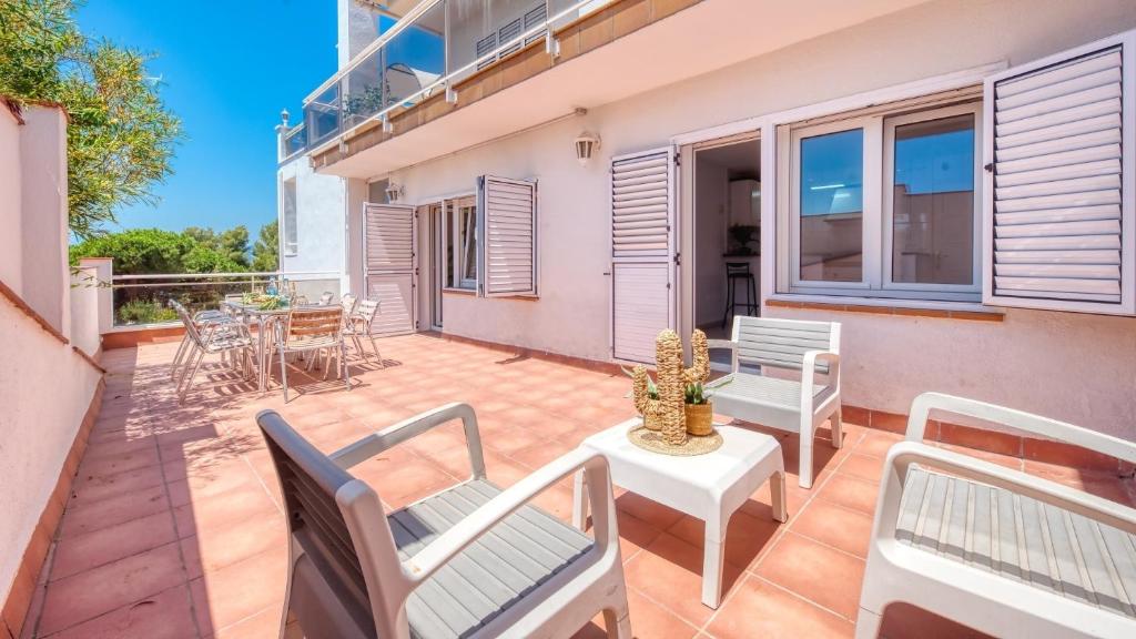 Balkón alebo terasa v ubytovaní Costacabana - Villa Maribel