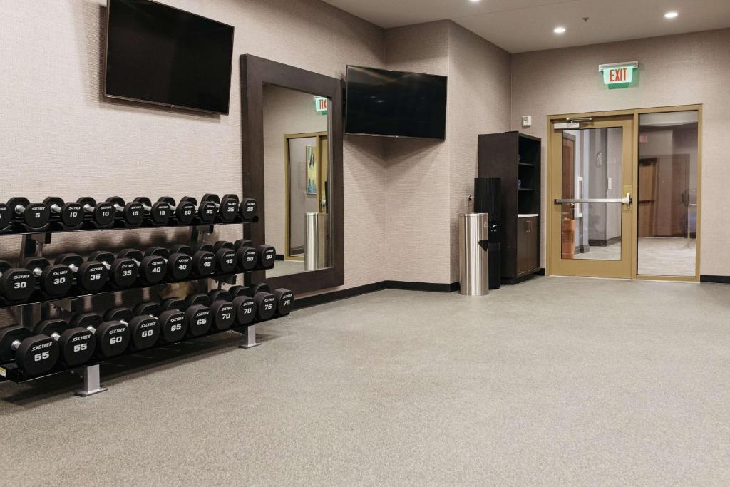 Fitness centrum a/nebo fitness zařízení v ubytování The Axis Moline Hotel, Tapestry Collection By Hilton