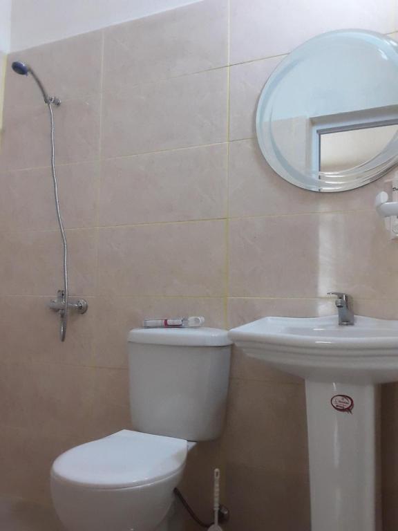 Koupelna v ubytování Guest House Buche 219