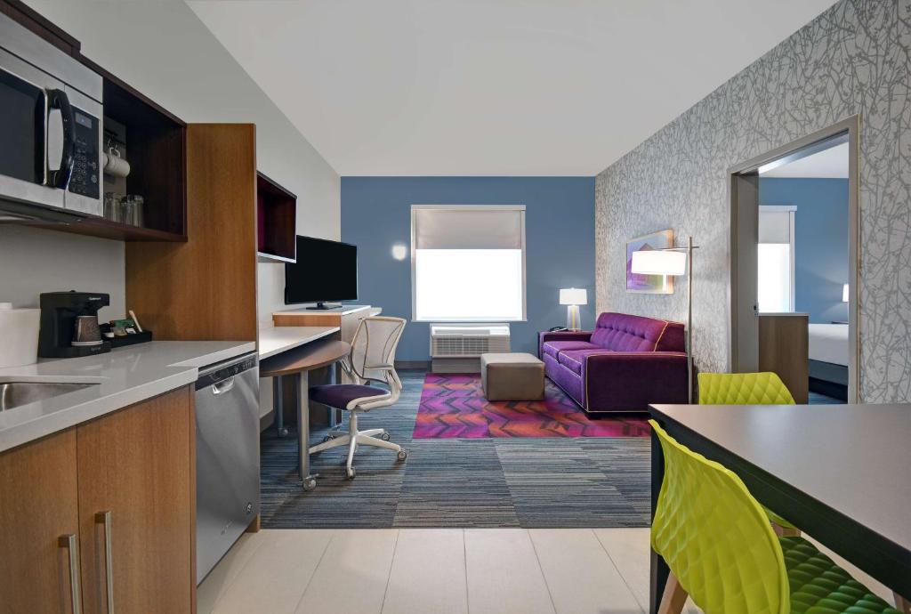 Home2 Suites by Hilton Liberty NE Kansas City, MO - Suite 1 Chambre Lit King-Size - Non-Fumeurs