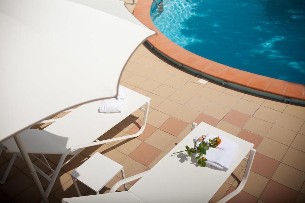Bazén v ubytování Hotel Elite nebo v jeho okolí