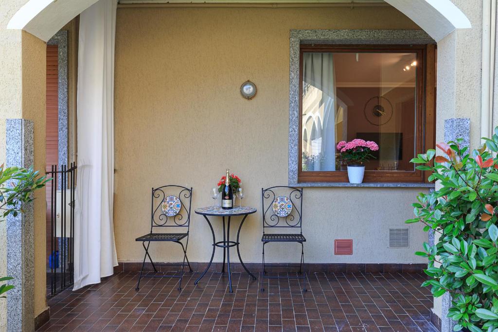 Balkón nebo terasa v ubytování Emerald Suites