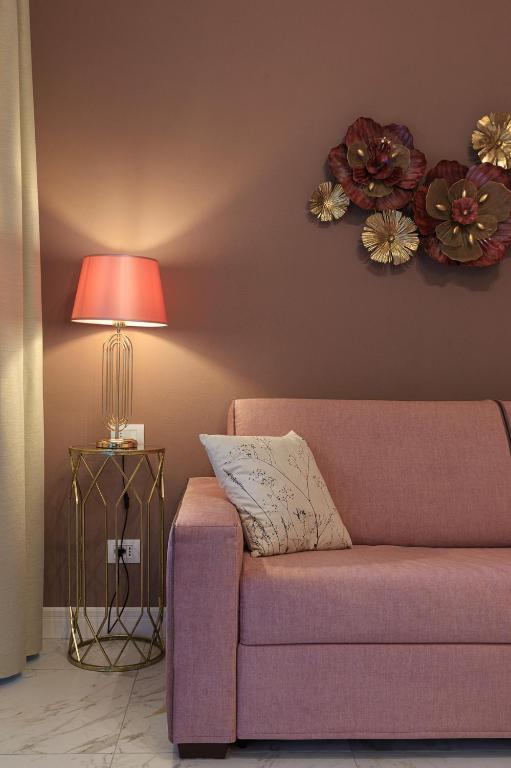 Posezení v ubytování Emerald Suites