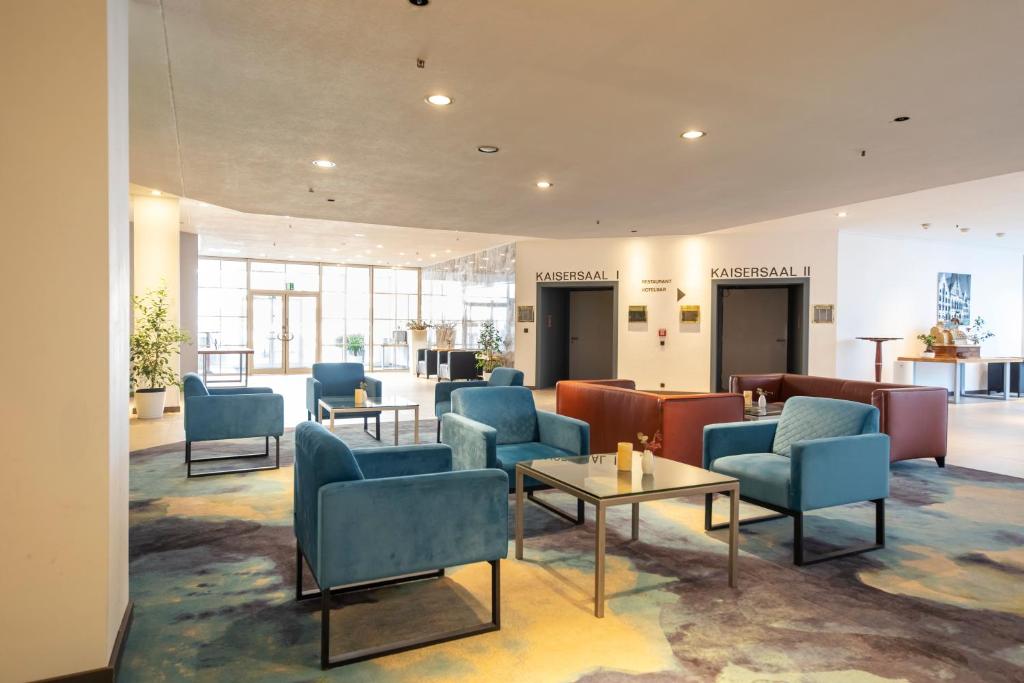 Posezení v ubytování Roomingtons Kaiserhof Landshut
