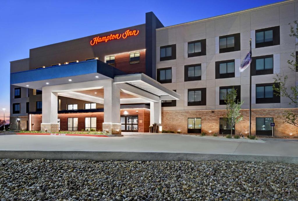a rendering of a hotel with a building at Hampton Inn Midland South, Tx in Midland
