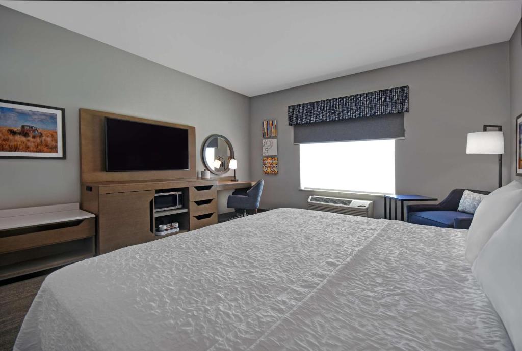 Postel nebo postele na pokoji v ubytování Hampton Inn Midland South, Tx