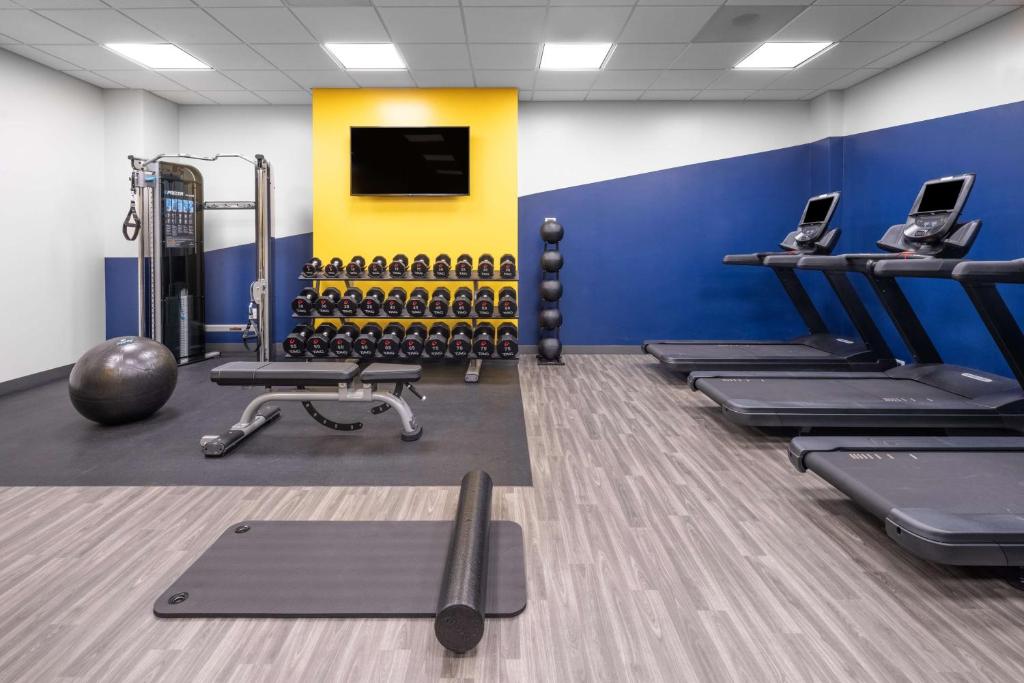 Fitness centrum a/nebo fitness zařízení v ubytování Hampton Inn by Hilton Verona at Turning Stone