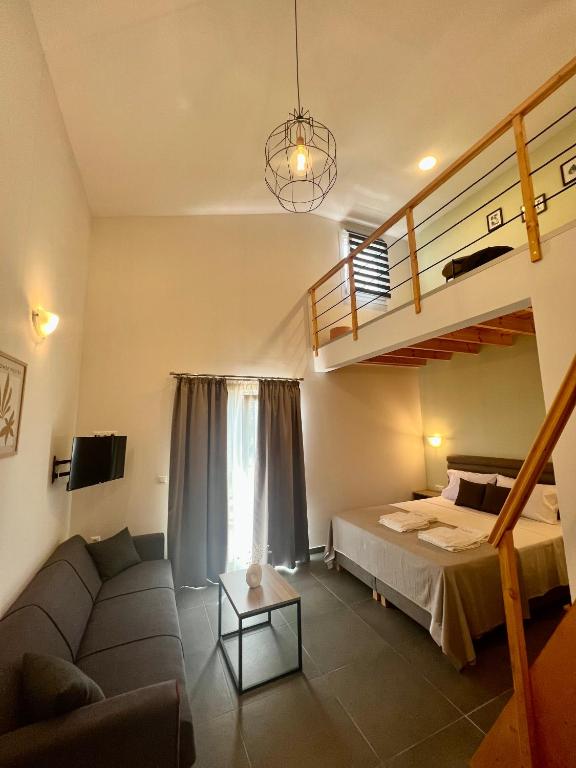 Postel nebo postele na pokoji v ubytování Privileged villa