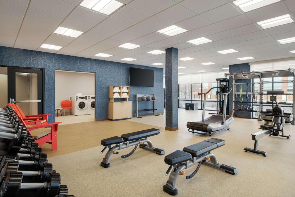 Fitness centrum a/nebo fitness zařízení v ubytování Home2 Suites By Hilton Ogden
