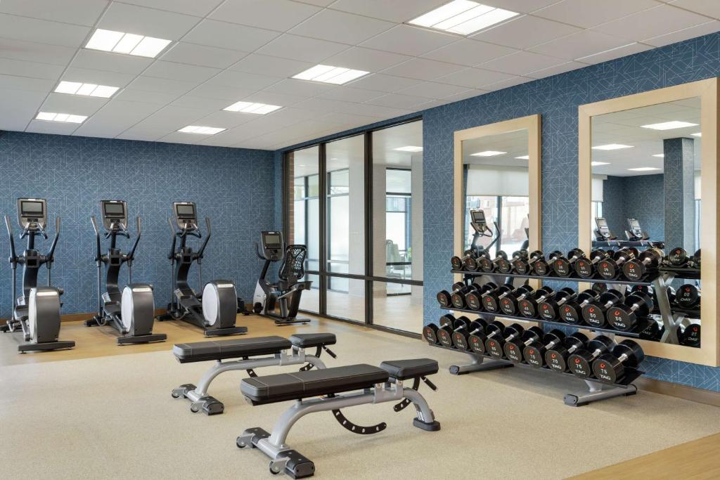 Fitness centrum a/nebo fitness zařízení v ubytování Home2 Suites By Hilton Ogden