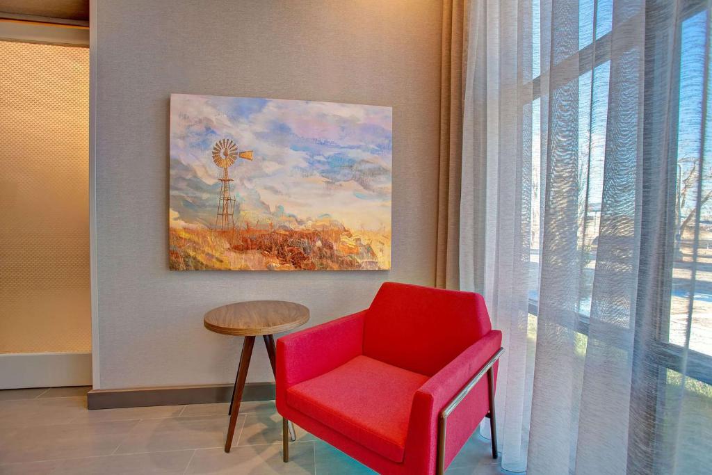 Posezení v ubytování Hampton Inn & Suites Borger