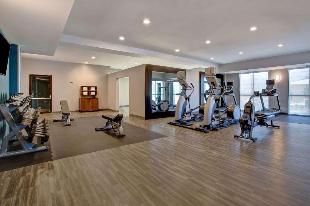 Fitness centrum a/nebo fitness zařízení v ubytování Hampton Inn & Suites Borger