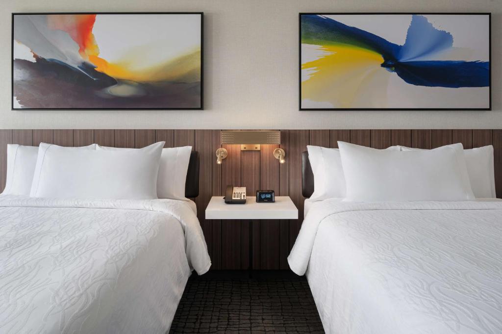 Hilton Garden Inn Camden Waterfront Philadelphia - Sala De Reina Con Dos Camas Queen Y Cocina