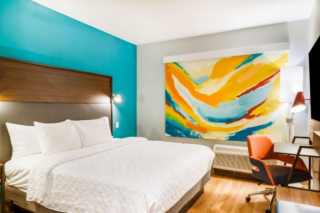 Postel nebo postele na pokoji v ubytování Tru By Hilton Midland, Tx