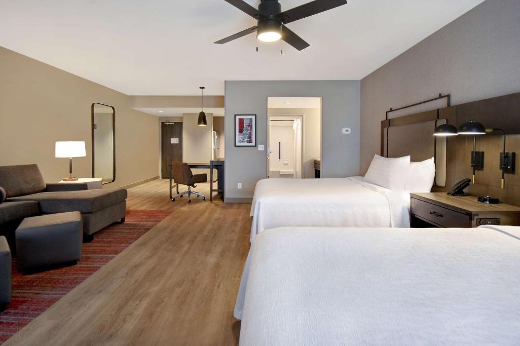 Homewood Suites by Hilton Tuscaloosa Downtown- Near Univ of Alabama - Queenstudio Met 2 Queensize Bedden - Niet-roken