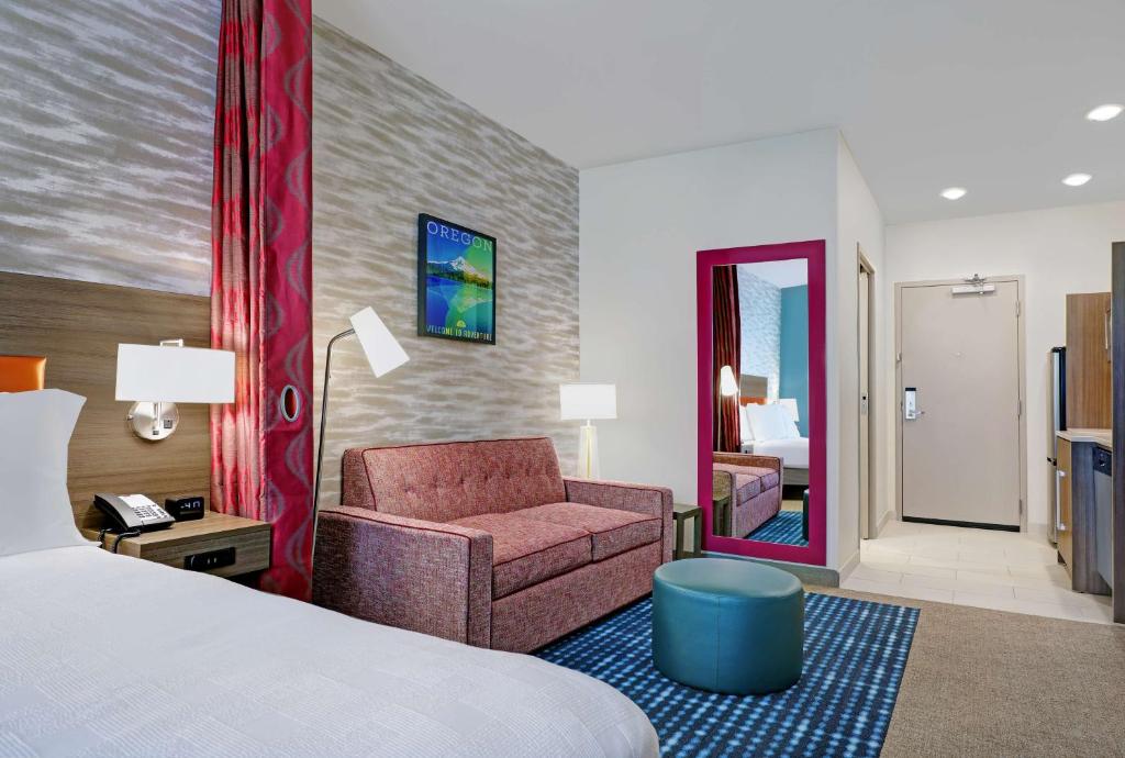 Posezení v ubytování Home2 Suites By Hilton Salem