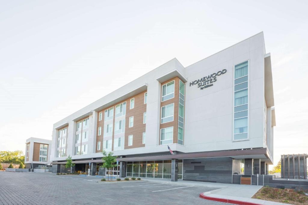 una representación de la parte delantera de un hotel en Homewood Suites By Hilton Sunnyvale-Silicon Valley, Ca, en Sunnyvale